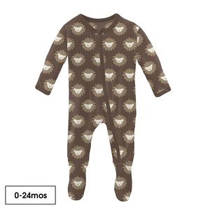 NWT Kickee Pants Footie Zippered Sleeper 3-6 months
